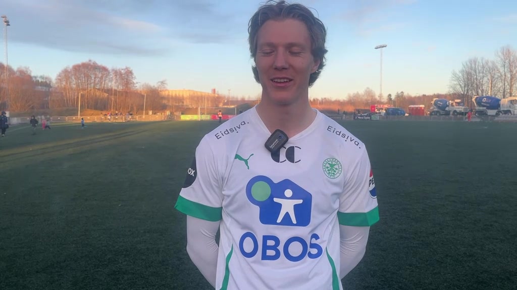 Gard Simenstad etter avansement til 2. runde